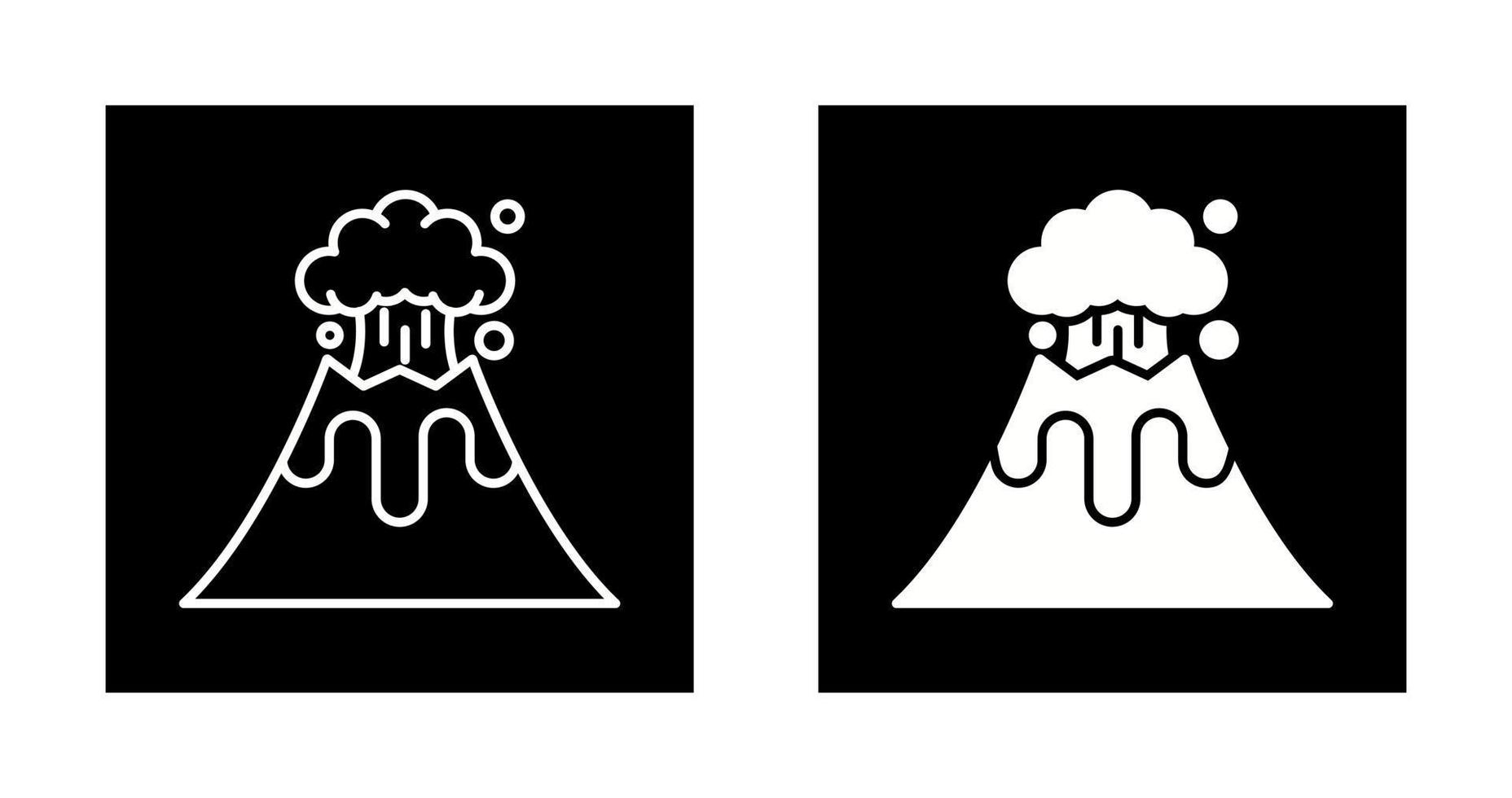 Volcano Vector Icon