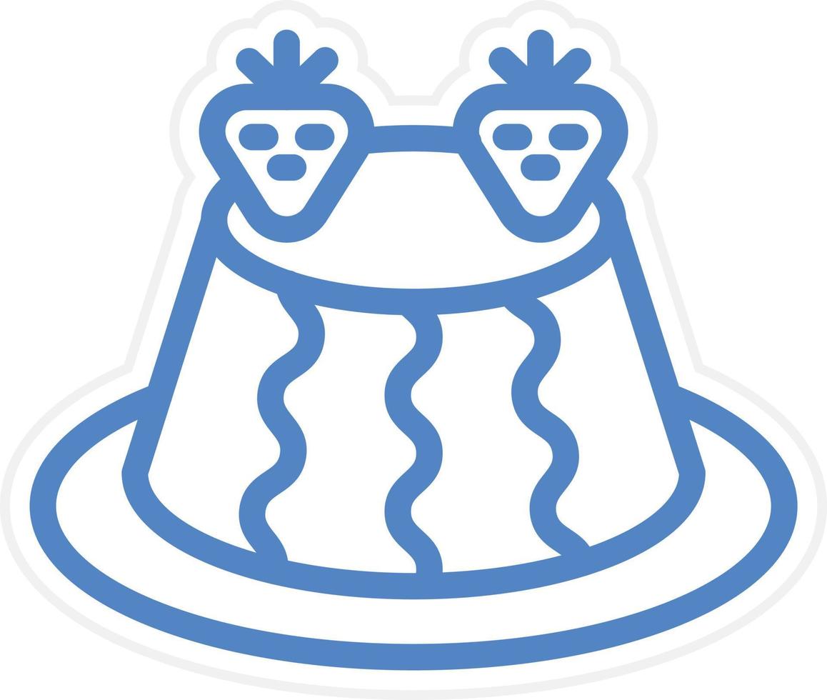Pudding Vector Icon Style