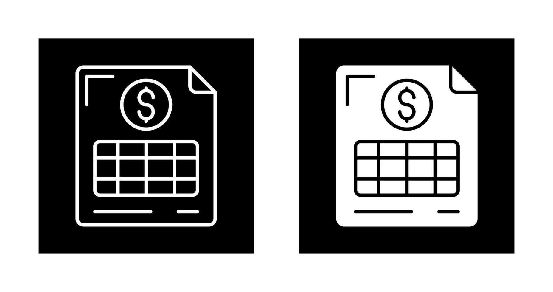 Invoice Vector Icon