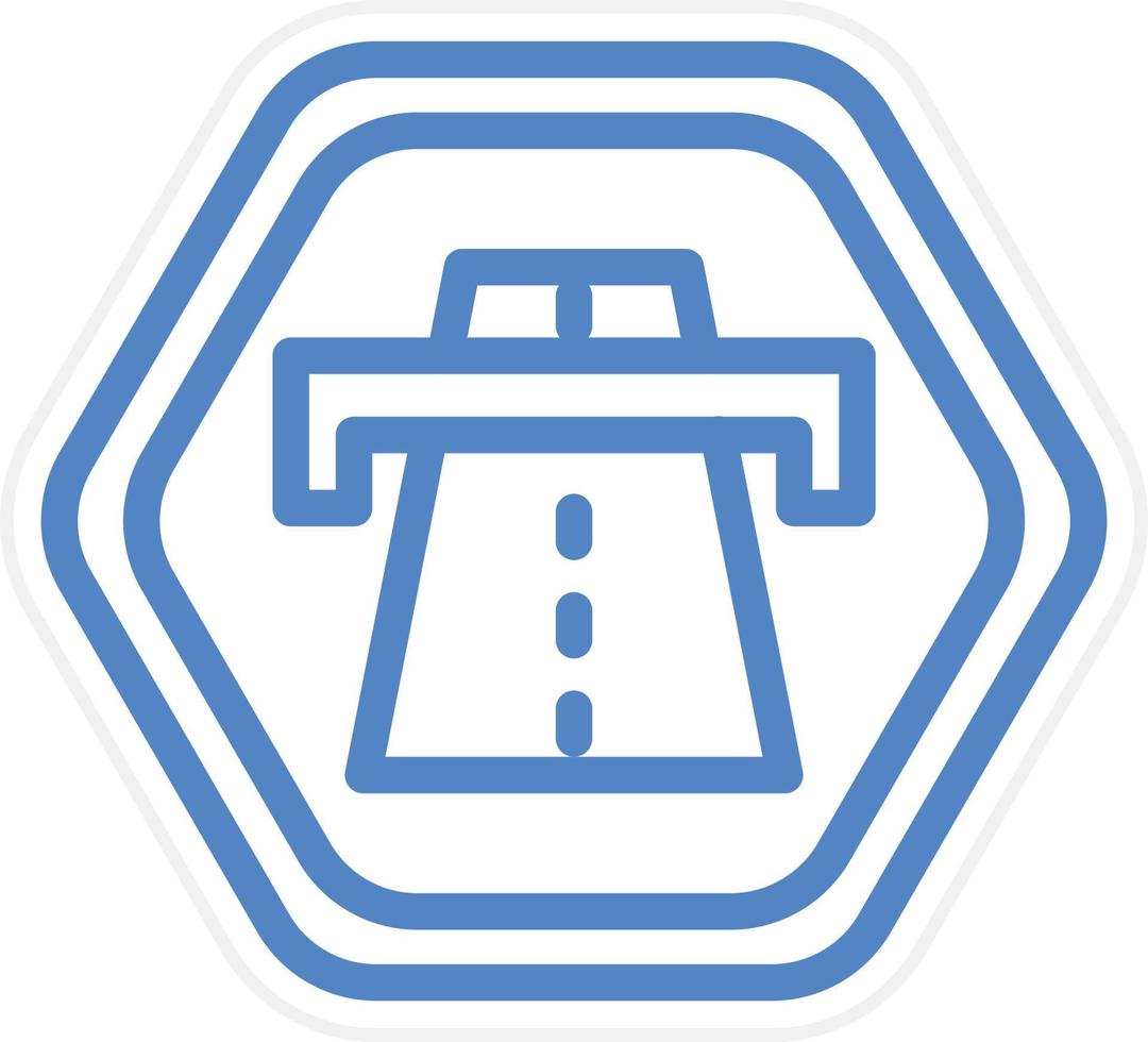 Motorway Vector Icon Style
