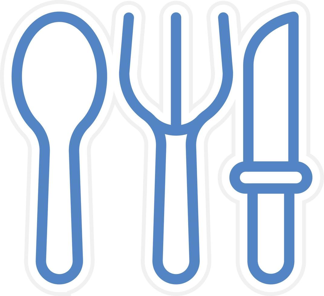 Cutlery Vector Icon Style