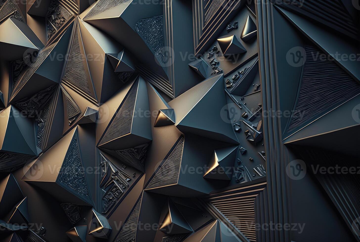 Polygonal abstract background. photo