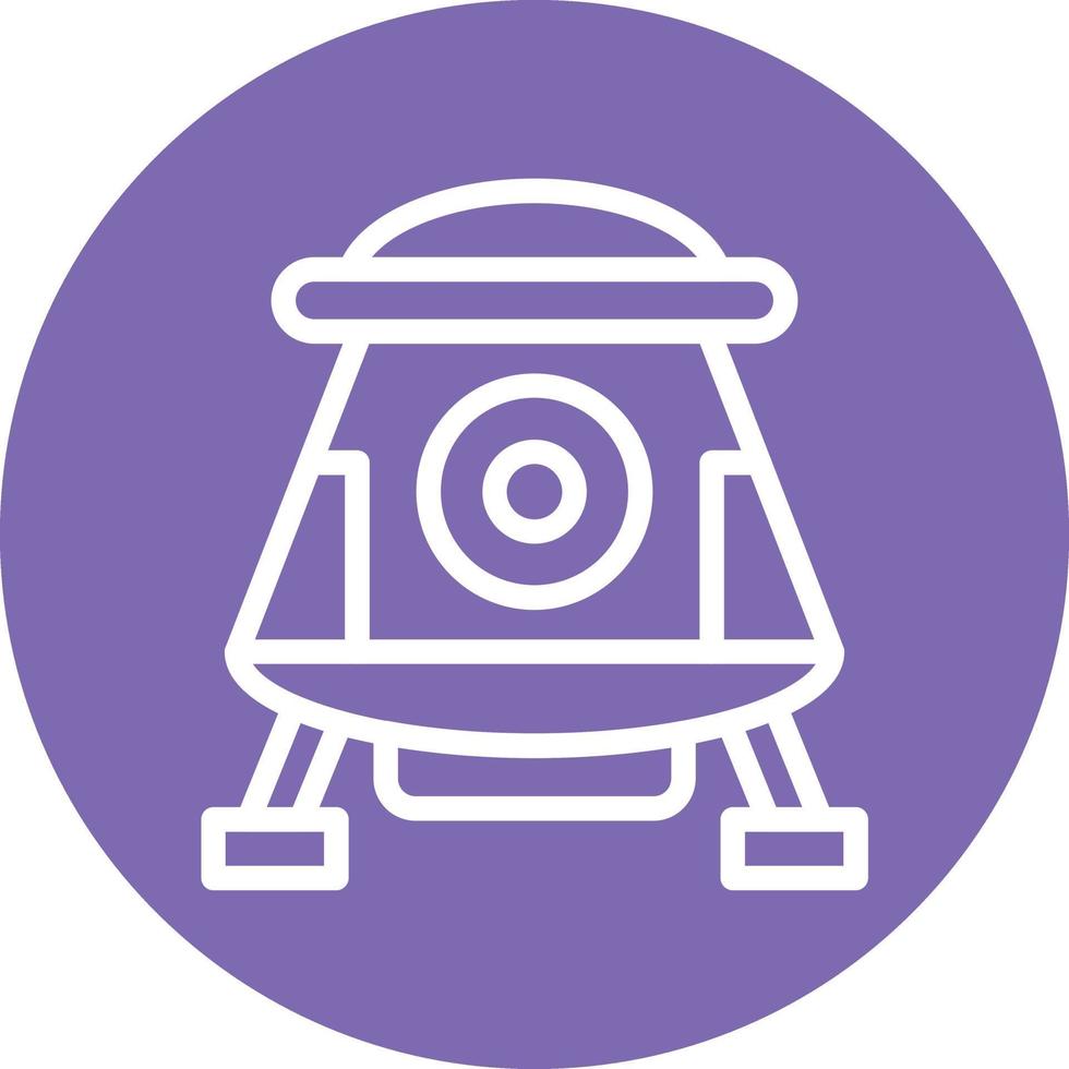 Space Capsule Vector Icon Design