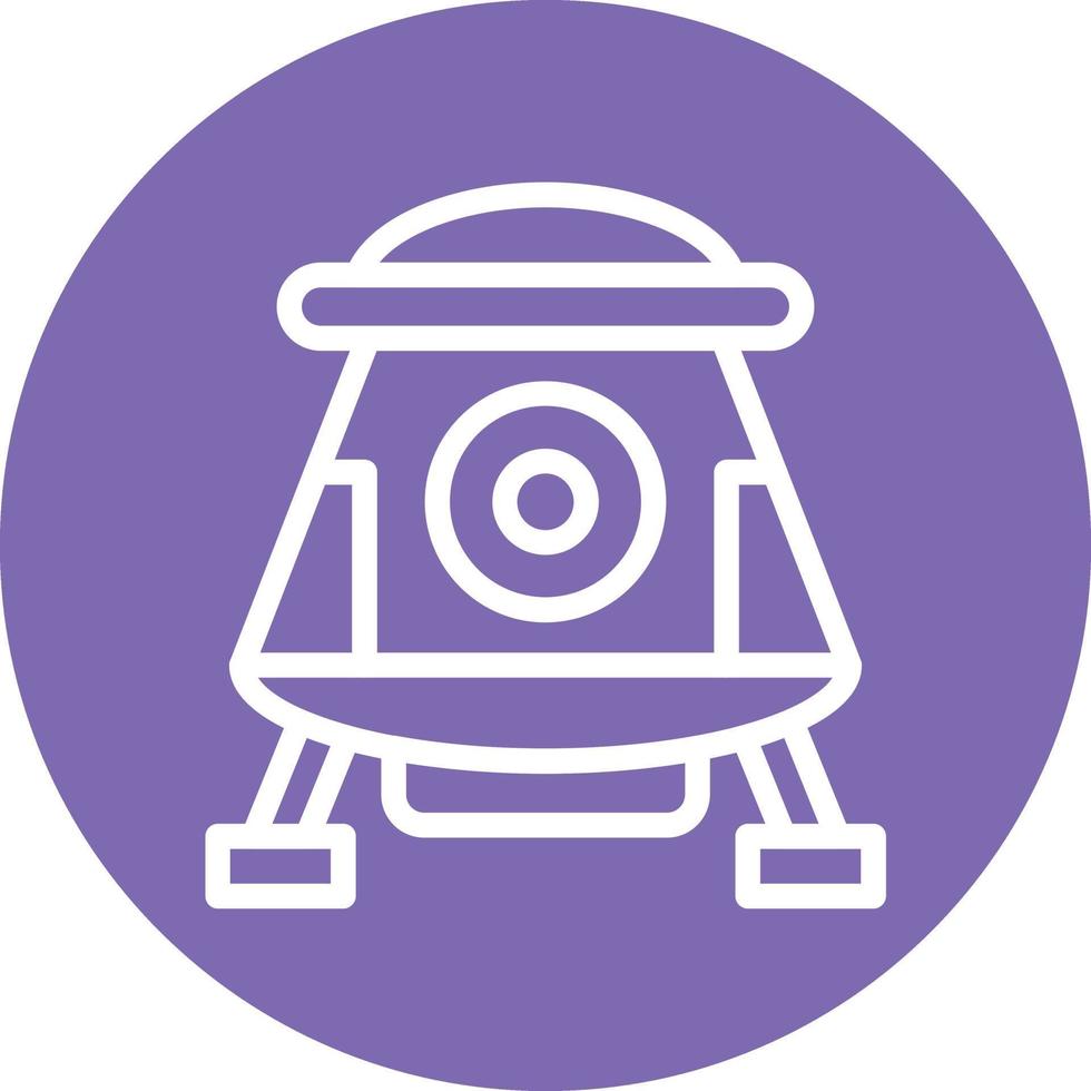 Space Capsule Vector Icon Design