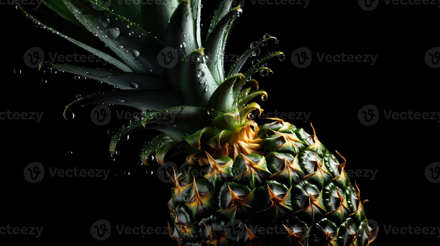 . . Realistic pineapple set. Can be used for decocation. Monochrome Illustration photo