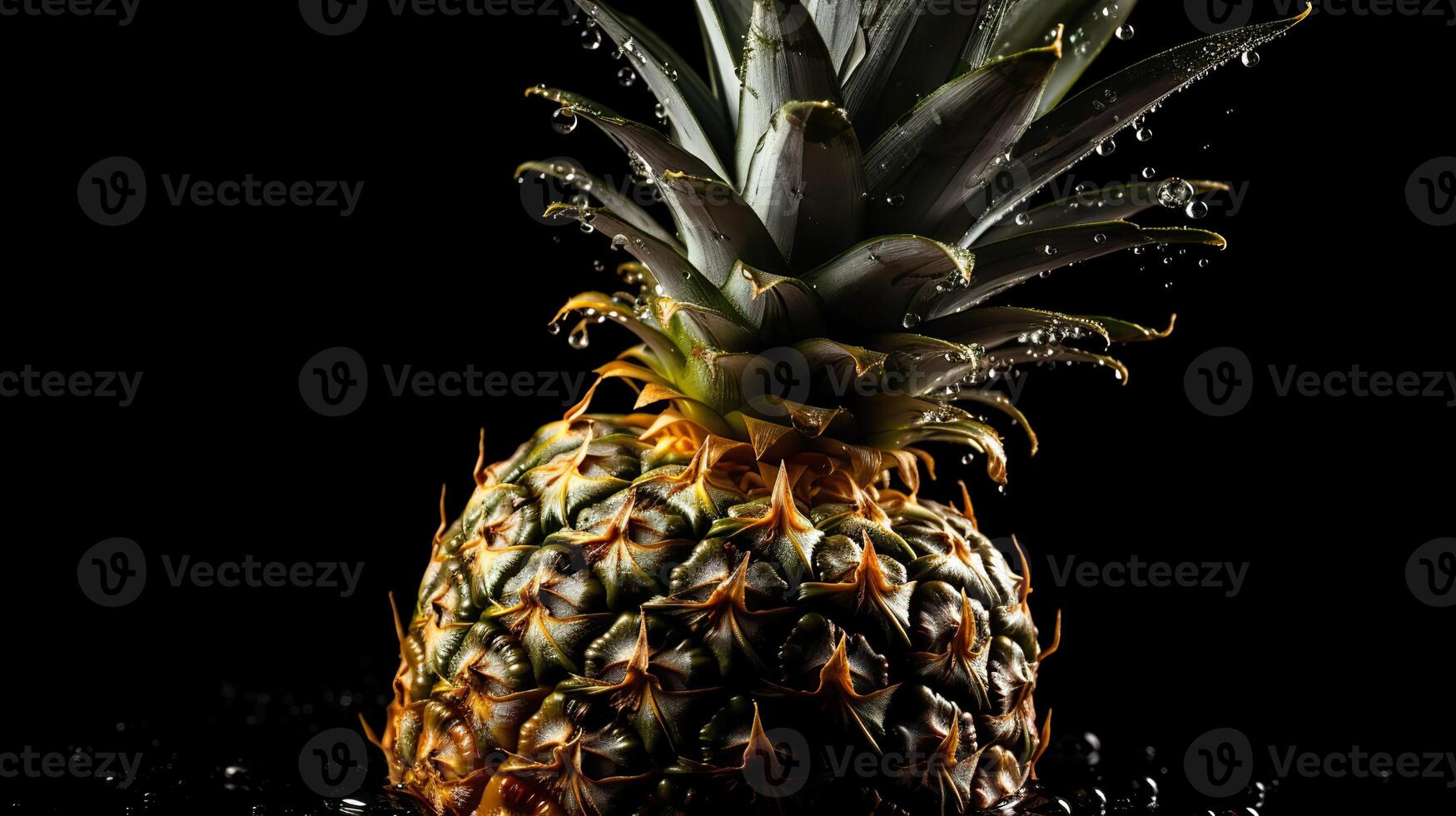 . . Realistic pineapple set. Can be used for decocation. Monochrome Illustration photo