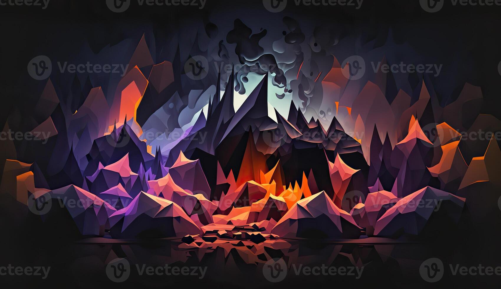 . . Low poly abstract geometric pattern art. Can be used for graphic design. Illustration. photo