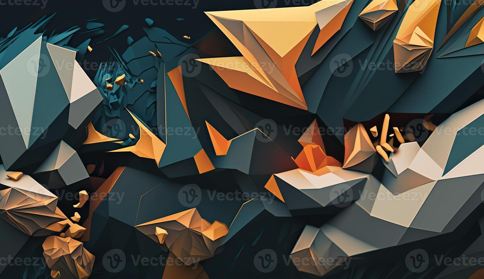 . . Low poly abstract geometric pattern art. Can be used for graphic design. Illustration. photo