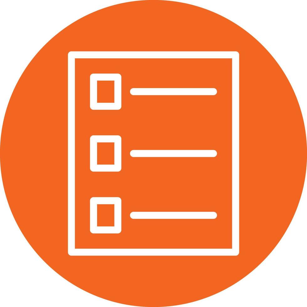 Checklist Vector Icon Design