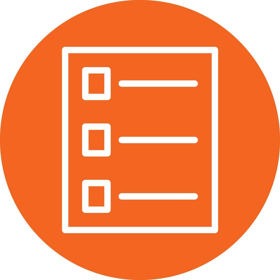 Checklist Vector Icon Design