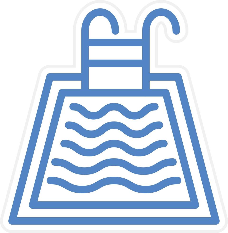 Swimming Pool Vector Icon Style