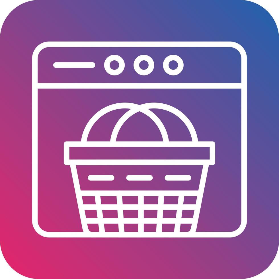 Ecommerce Webpage Vector Icon Design