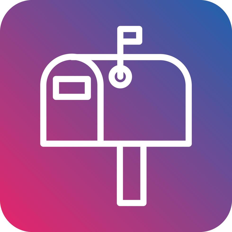 Letterbox Vector Icon Design