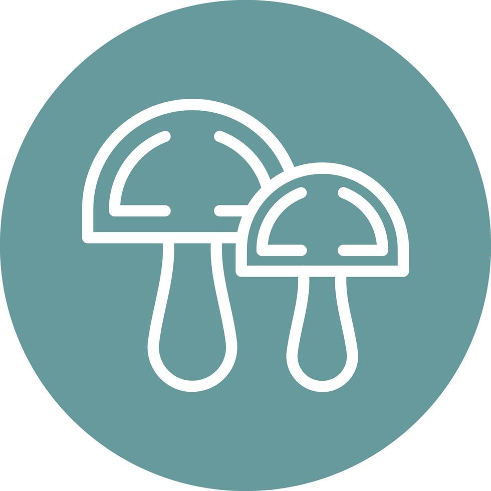 Mushroom Vector Icon Design