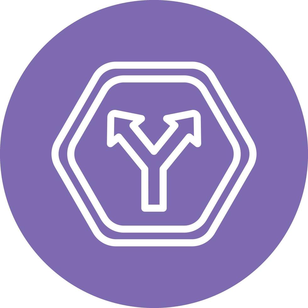Intersection Vector Icon Design