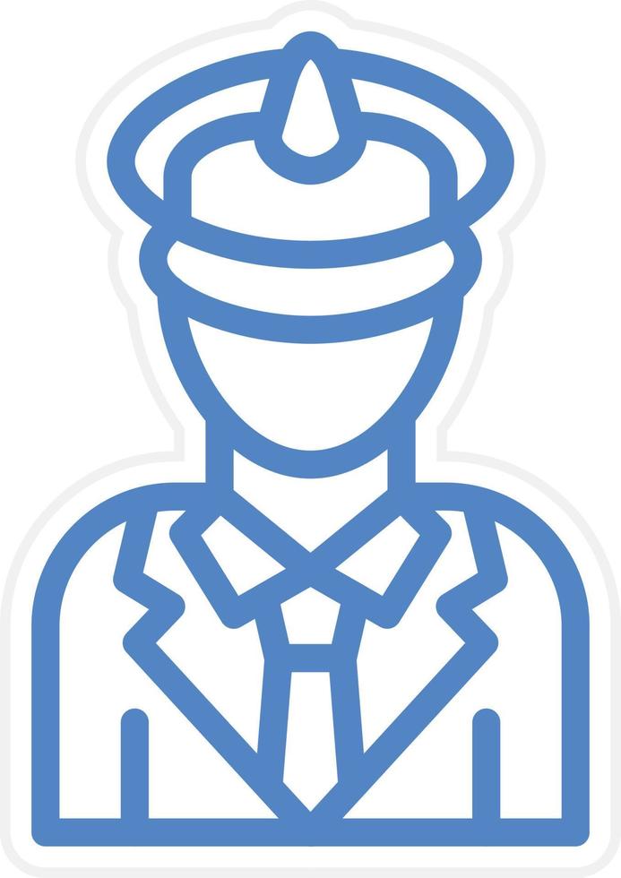 Captain Vector Icon Style