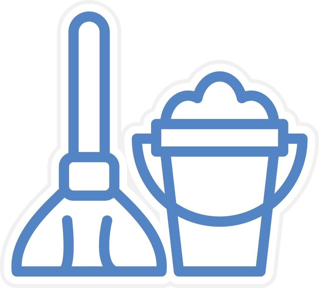 Mop Vector Icon Style