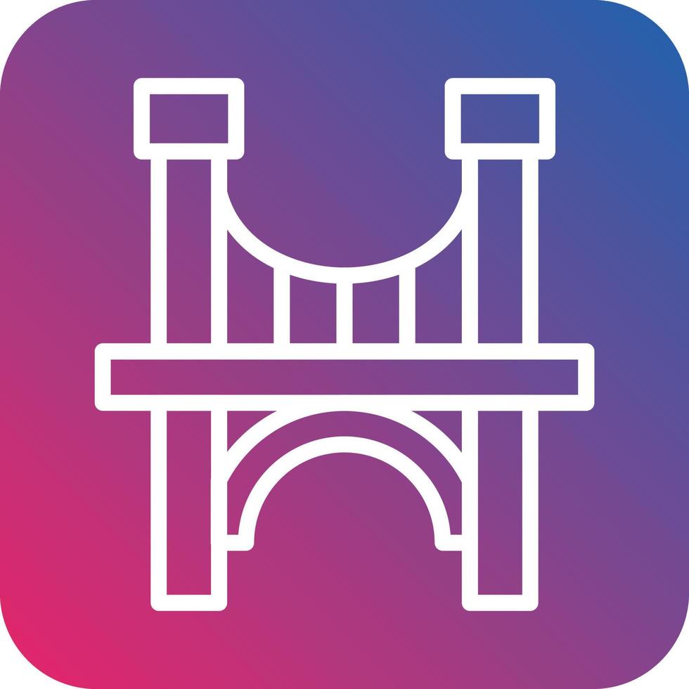 Bridge Vector Icon Design