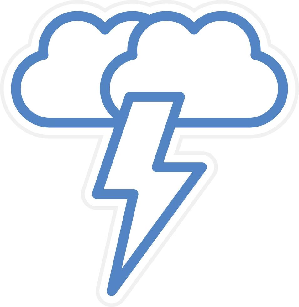 tormenta vector icono estilo
