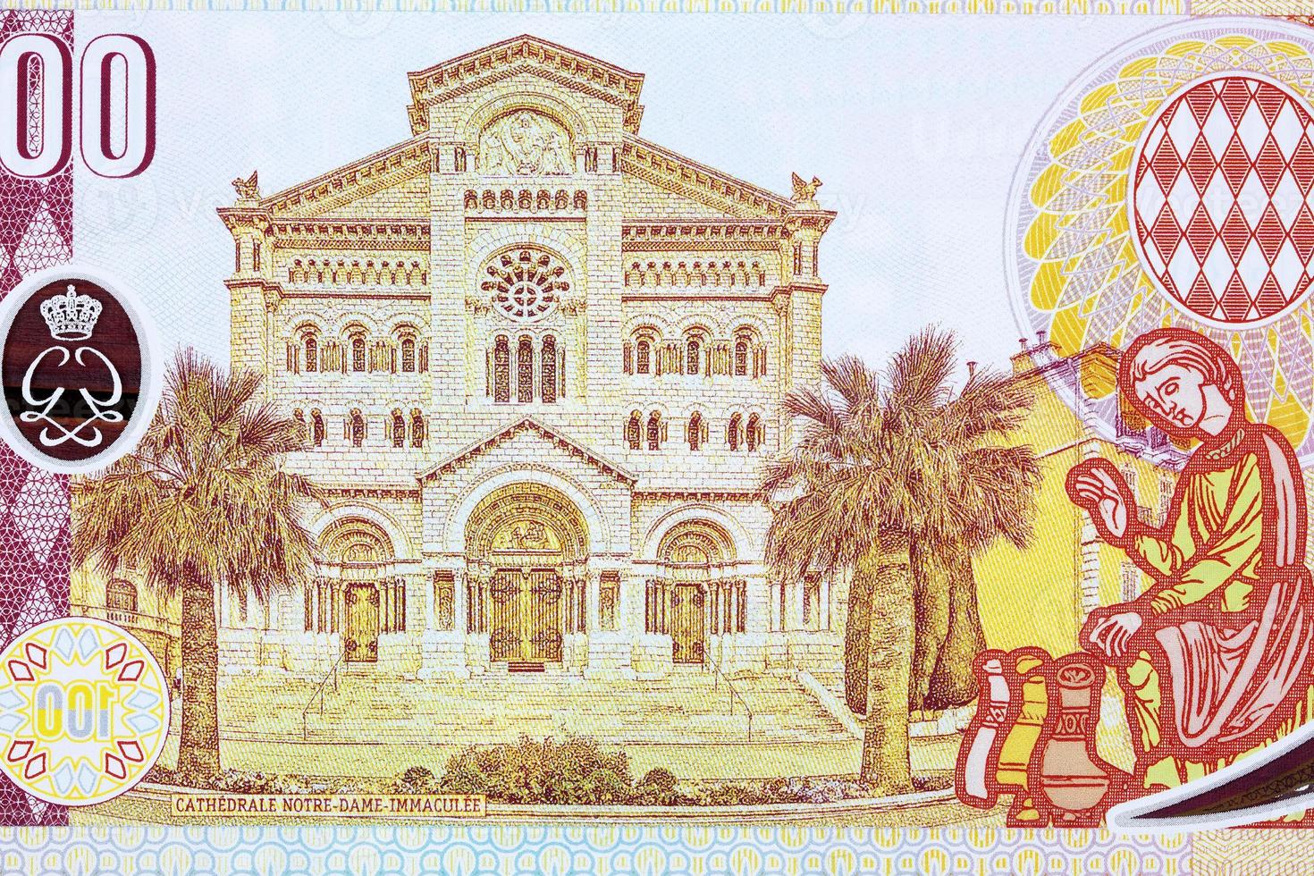 Cathedrale Notre-Dame-Immaculee from money photo