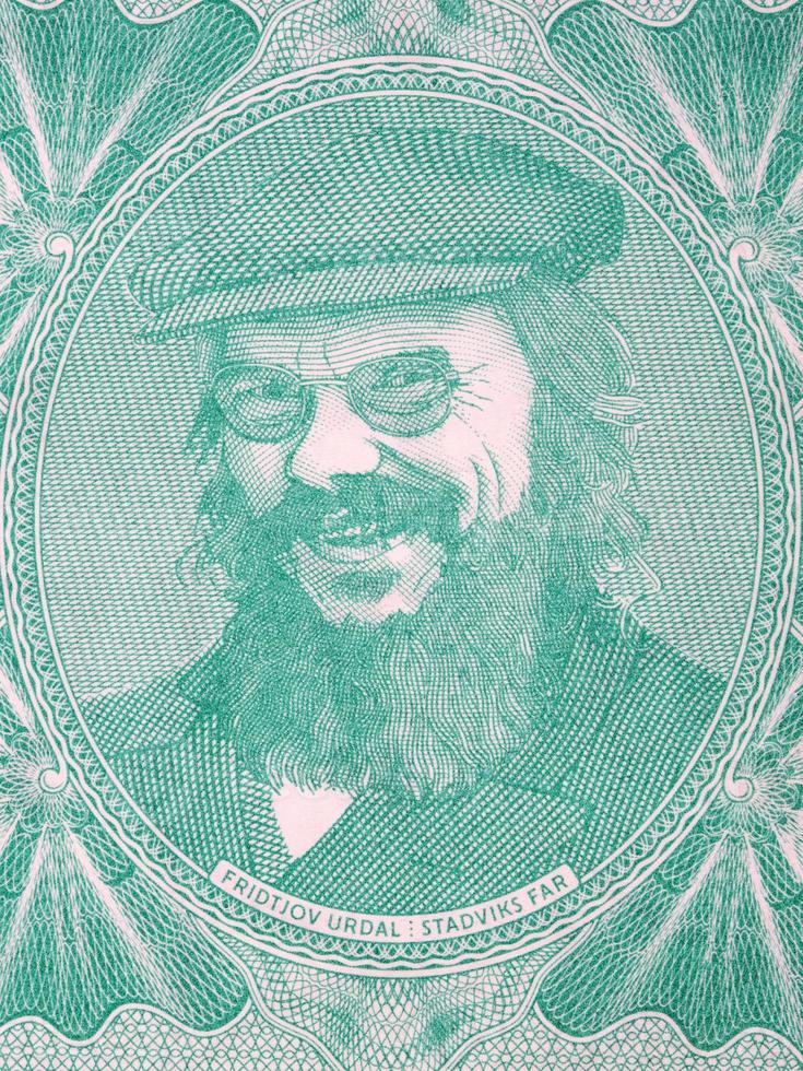 Fridtjov Urdal a portrait from money photo