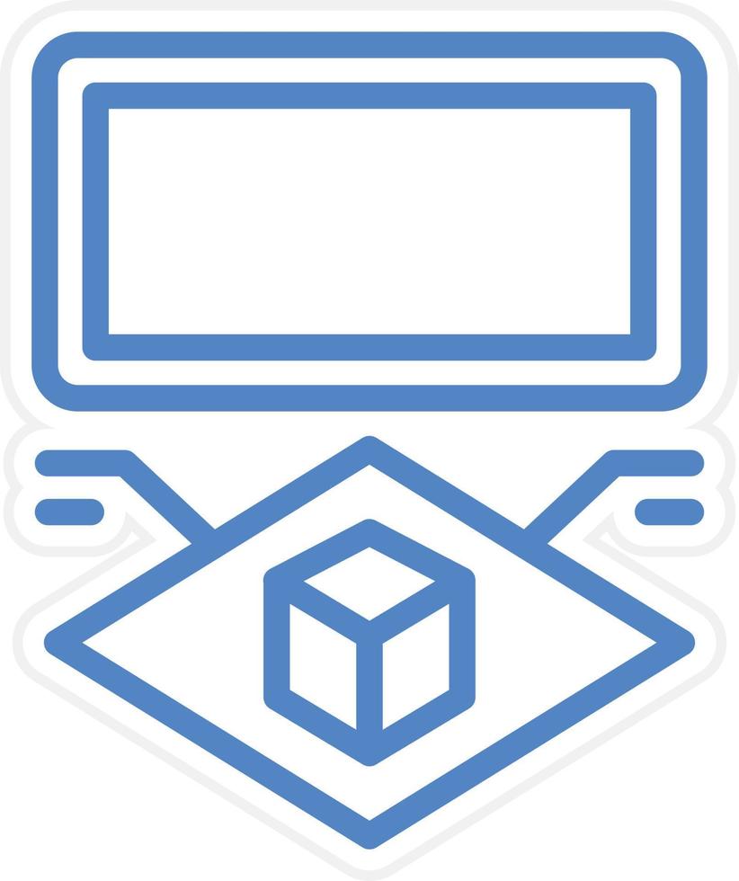 Augmented Reality Vector Icon Style