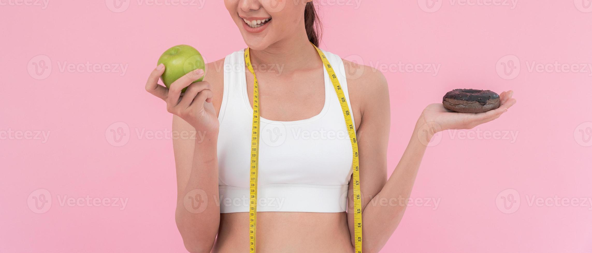 Diet and dieting. Beauty slim female body use tape measure. Woman in  exercise clothes achieves weight loss goal for healthy life, crazy about  thinness, thin waist, nutritionist. 30577331 Stock Photo at Vecteezy