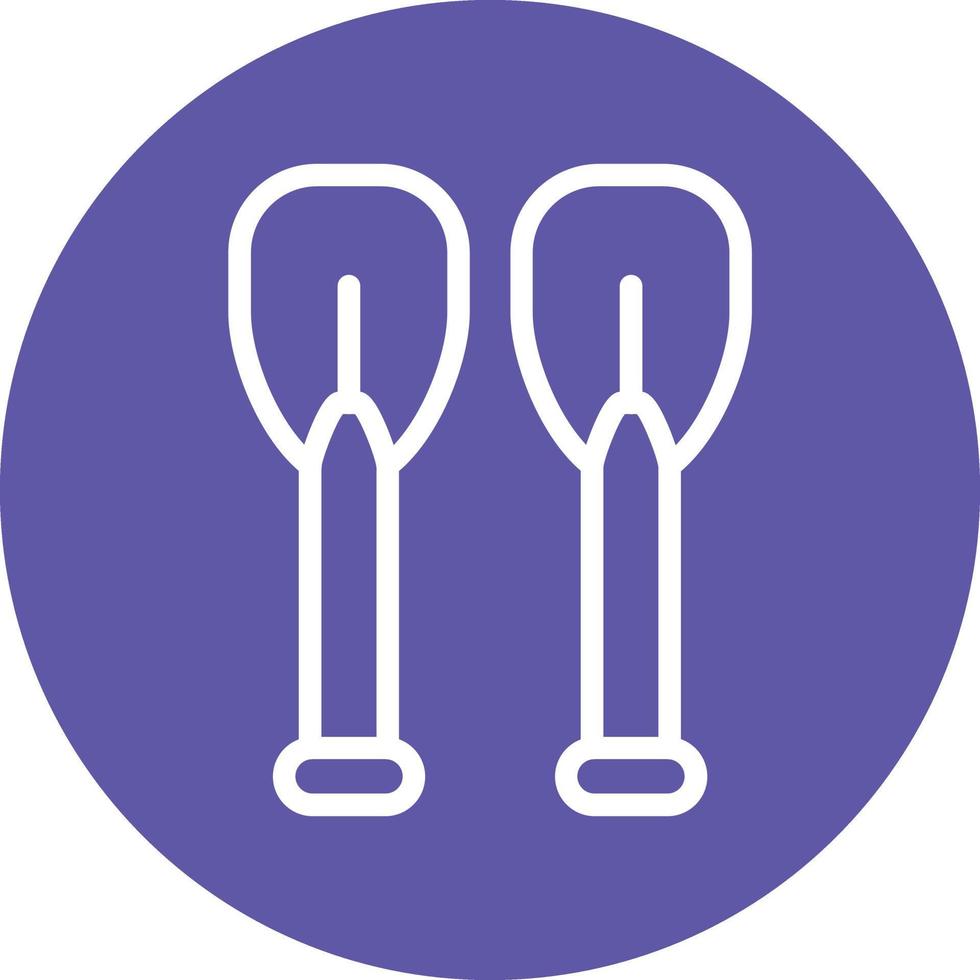 Paddles Vector Icon Design