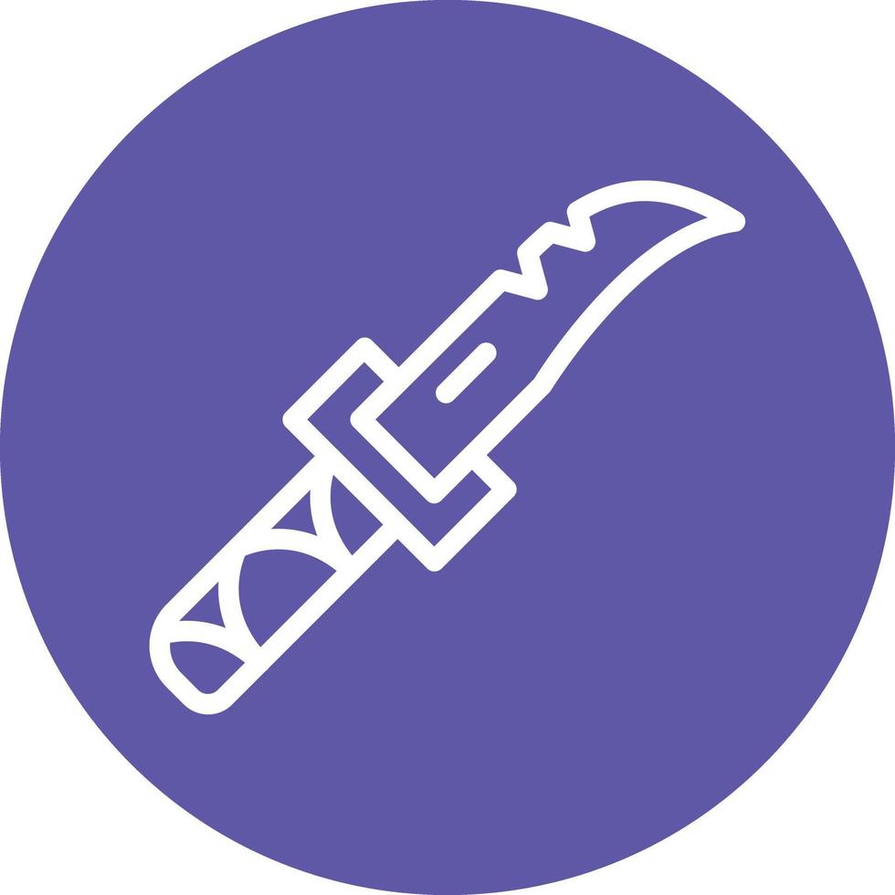 Wild Knife Vector Icon Design