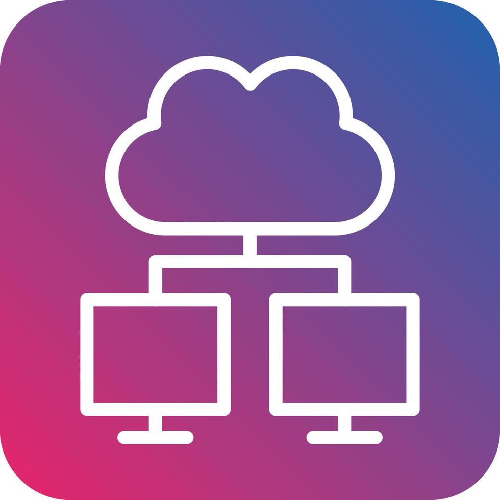 Cloud computing Vector Icon Design