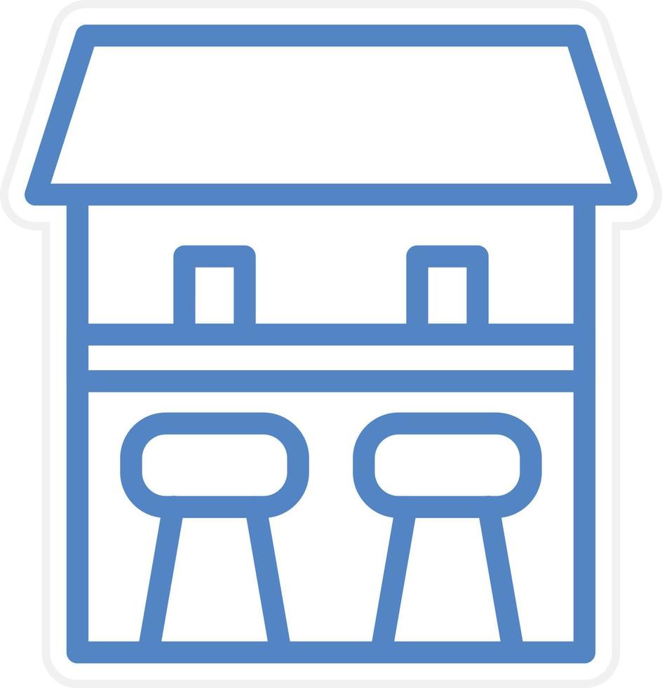 Bar Counter Vector Icon Style