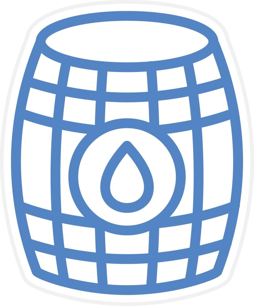 Barrel Vector Icon Style