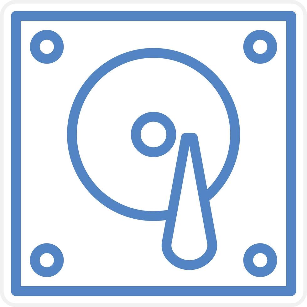 Hard Drive Vector Icon Style