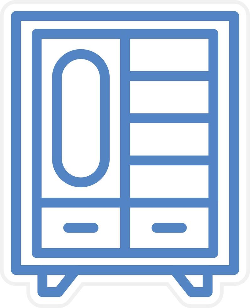 Dressing Table Vector Icon Style