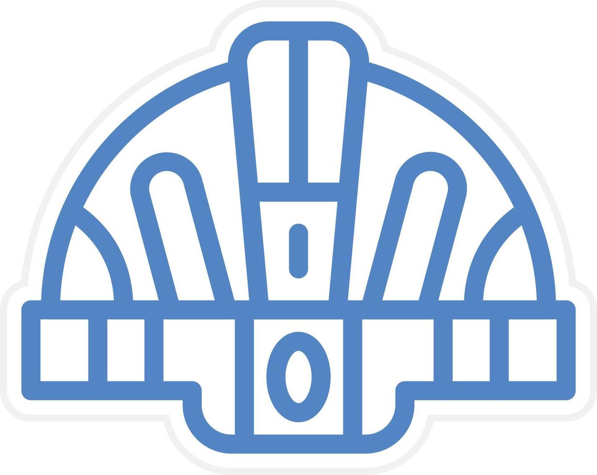 Helmet Vector Icon Style
