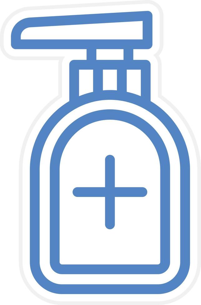 Hand Sanitizer Vector Icon Style