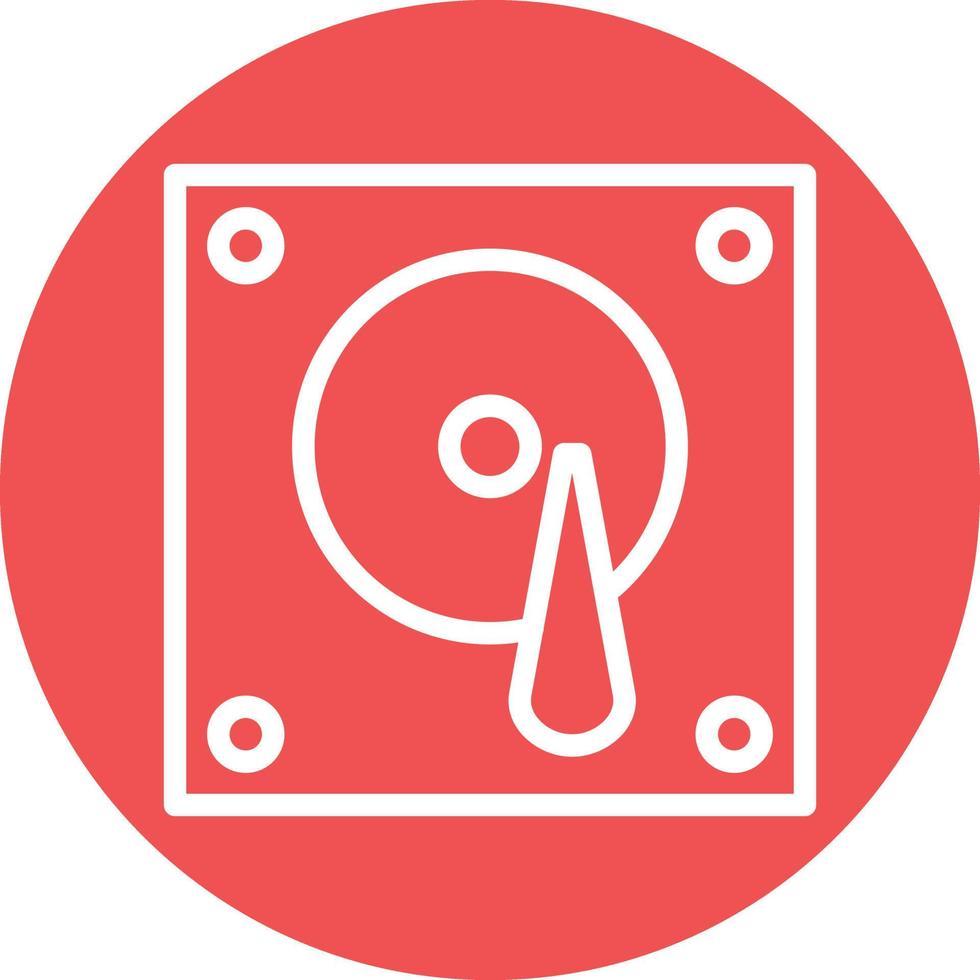 Hard Drive Vector Icon Design