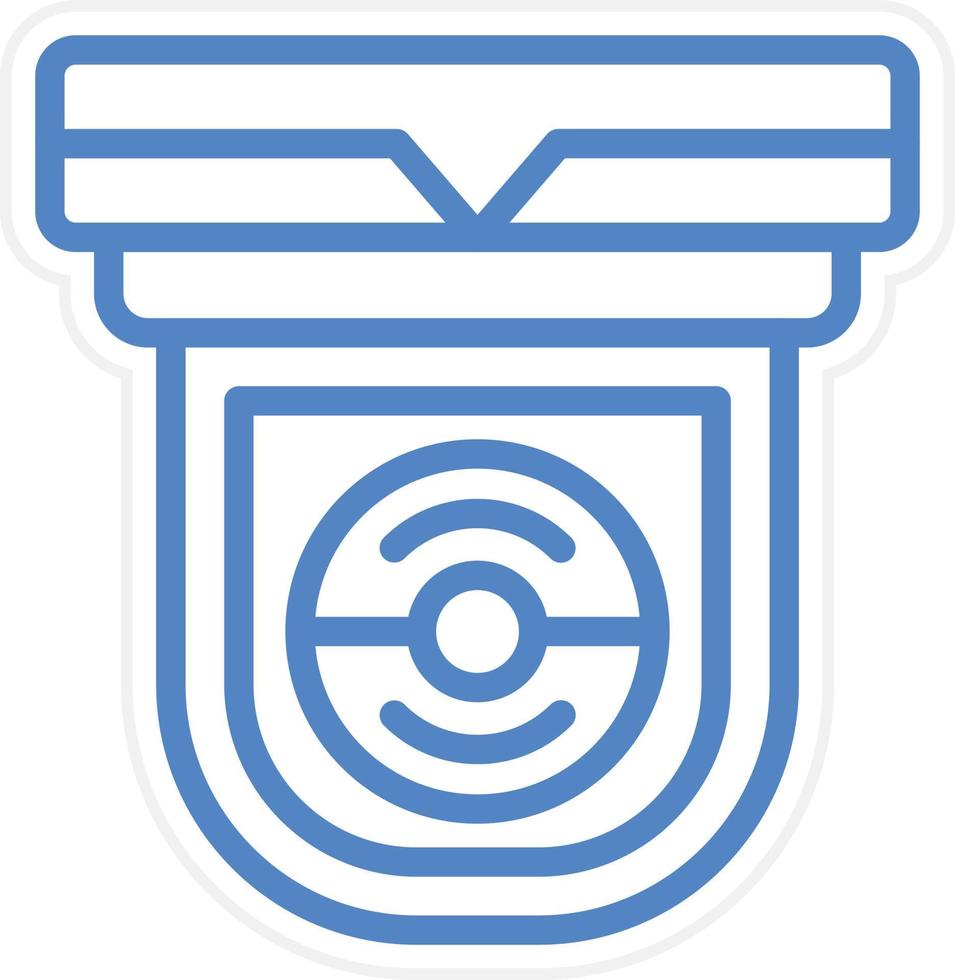 Security Camera Vector Icon Style