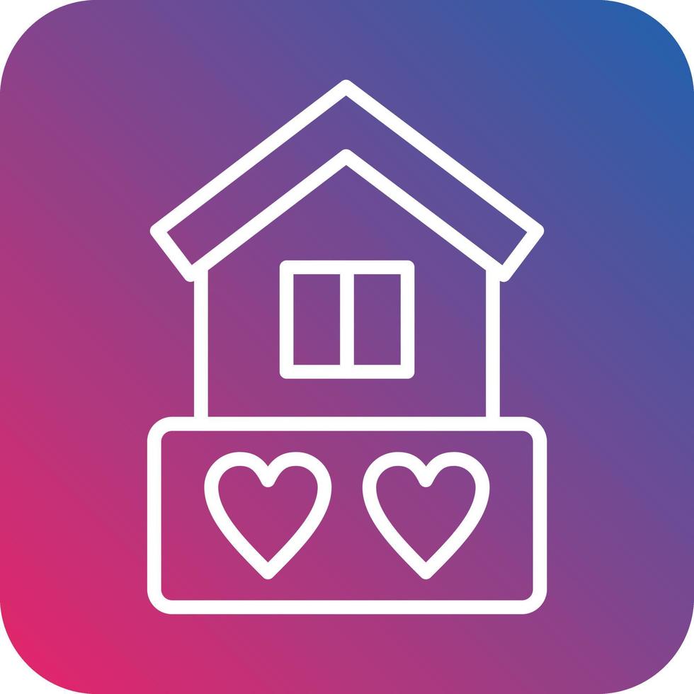 Dream House Vector Icon Design