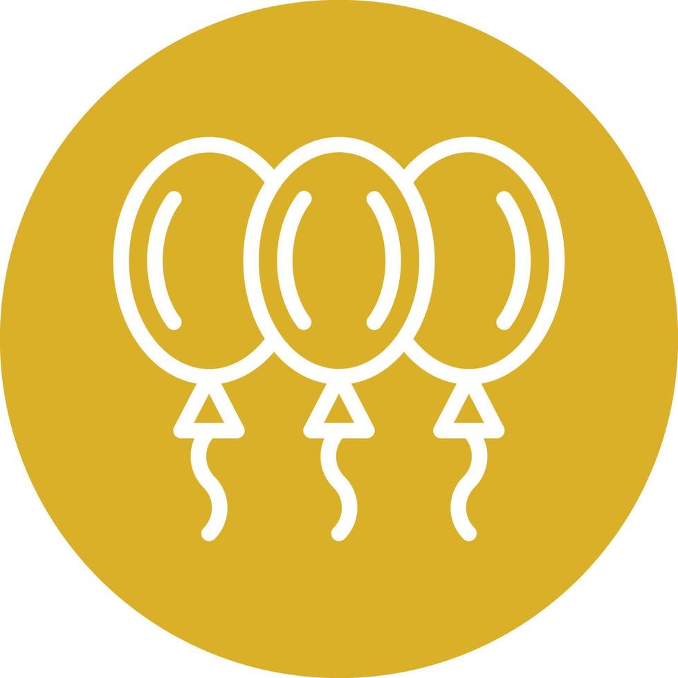 Balloons Vector Icon Design