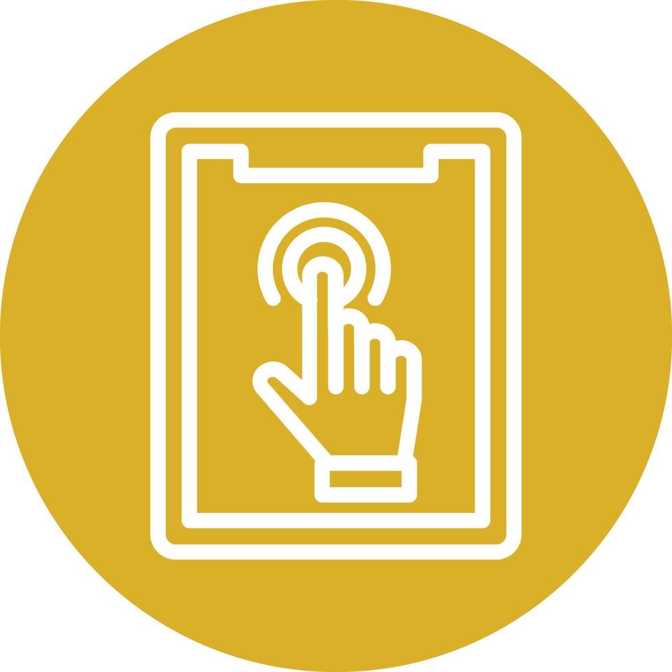 Touch Screen Vector Icon Design