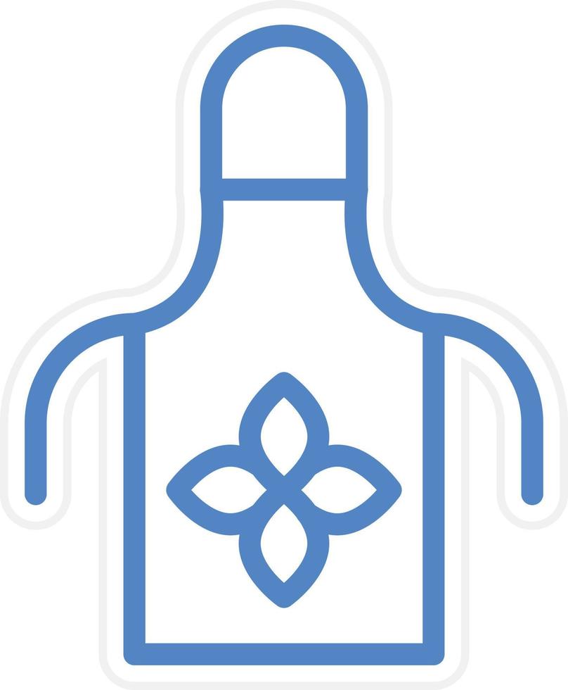 Apron Vector Icon Style
