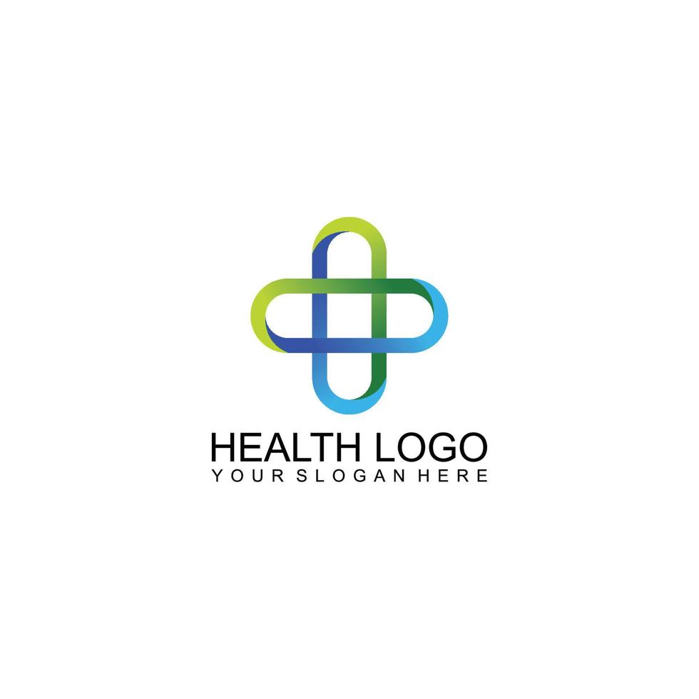 Health symbols, medical signs for logo clinic healthcare cross plus isolated vector