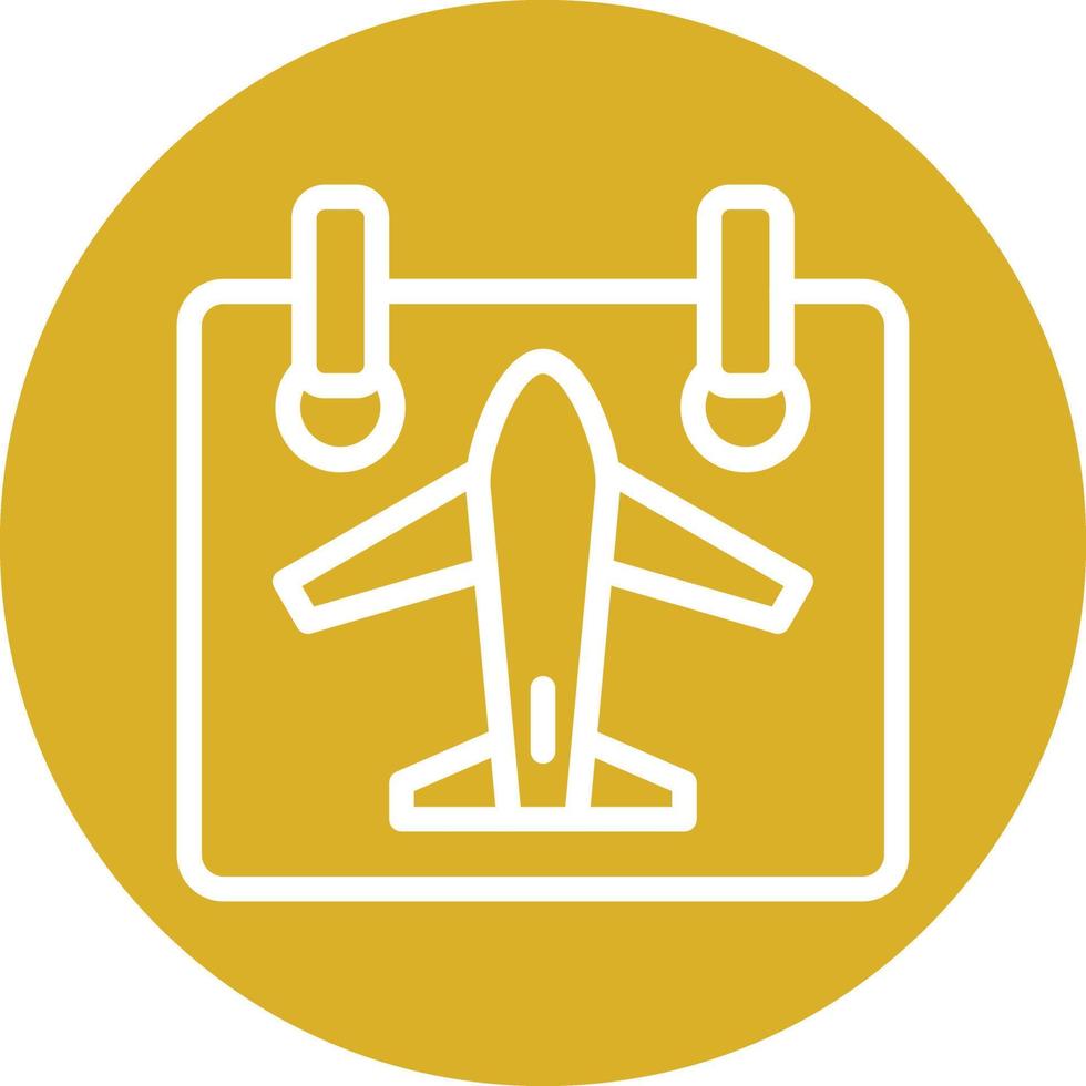 Travel Date Vector Icon Design