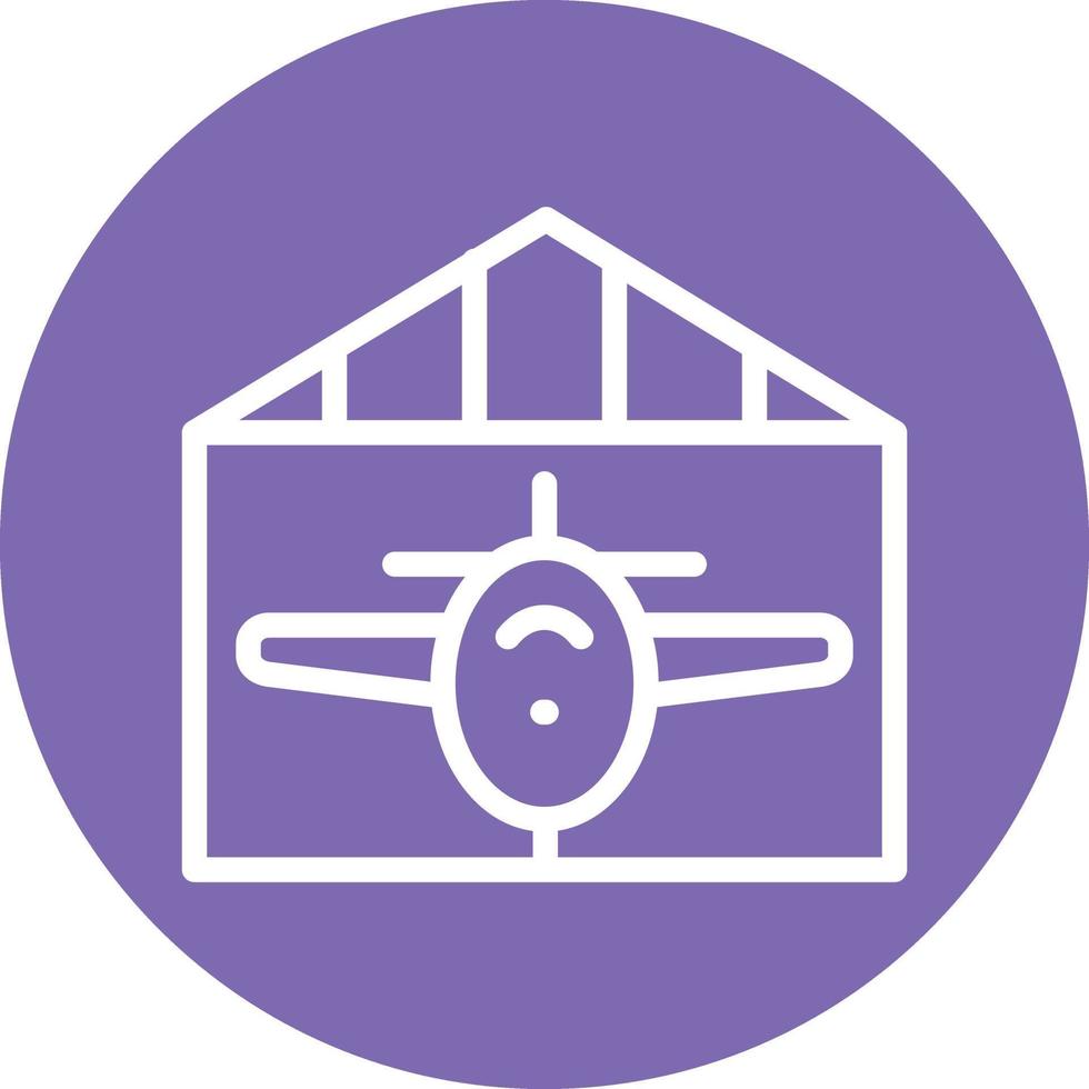 Hangar Vector Icon Design