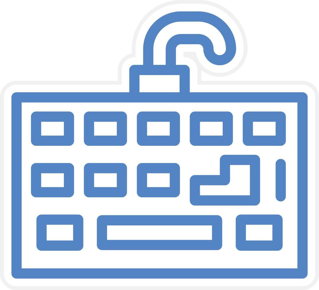 Keyboard Vector Icon Style