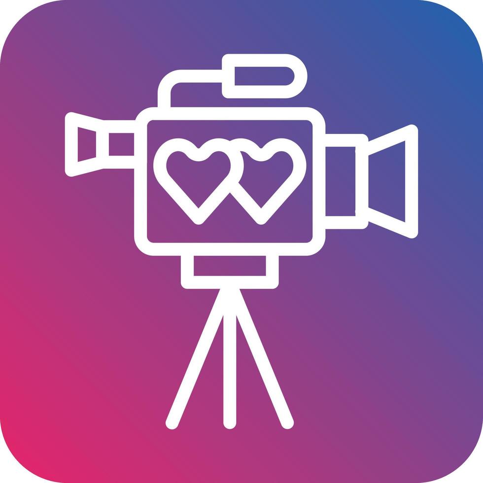 Video Camera Vector Icon Design