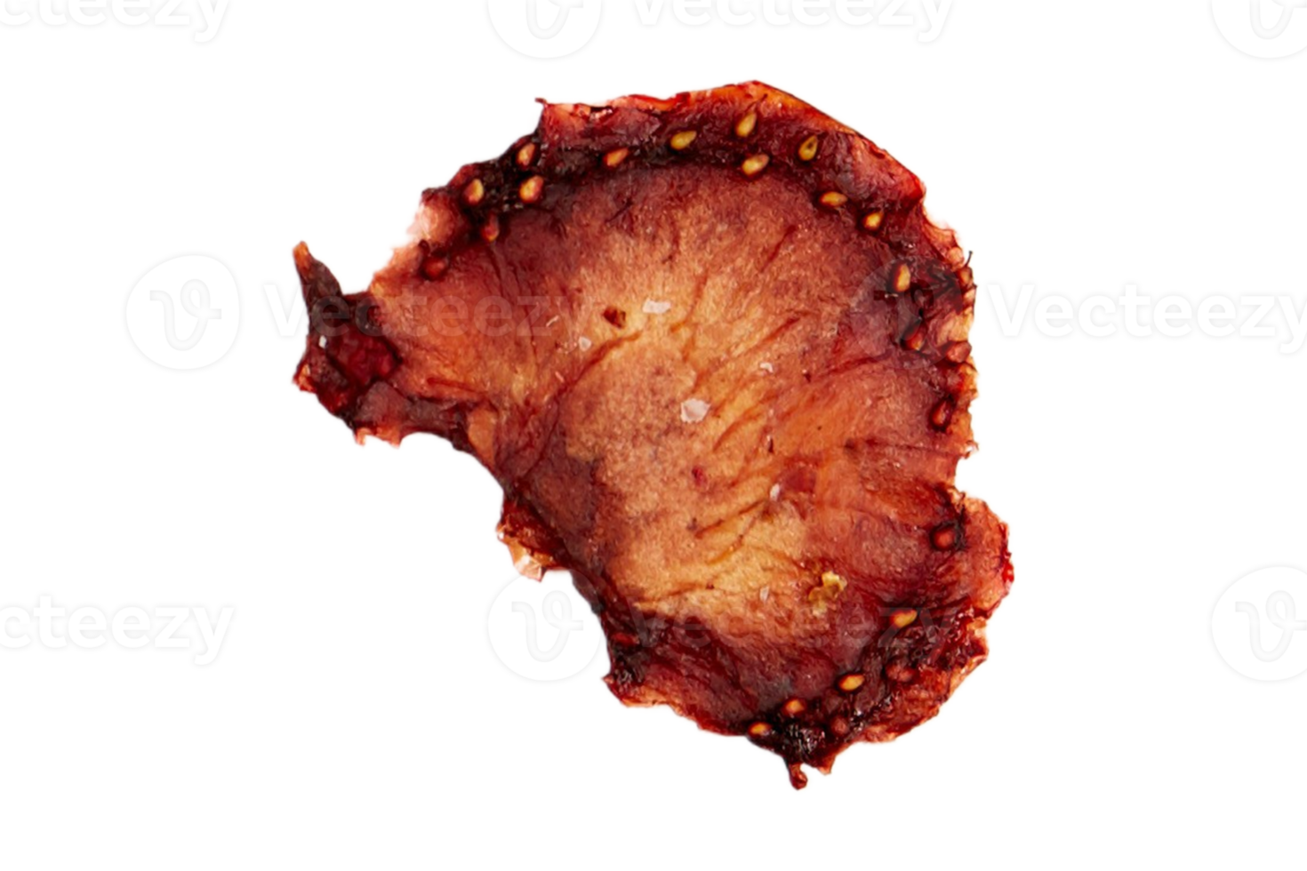 röd torkades frukt isolerat på en transparent bakgrund png