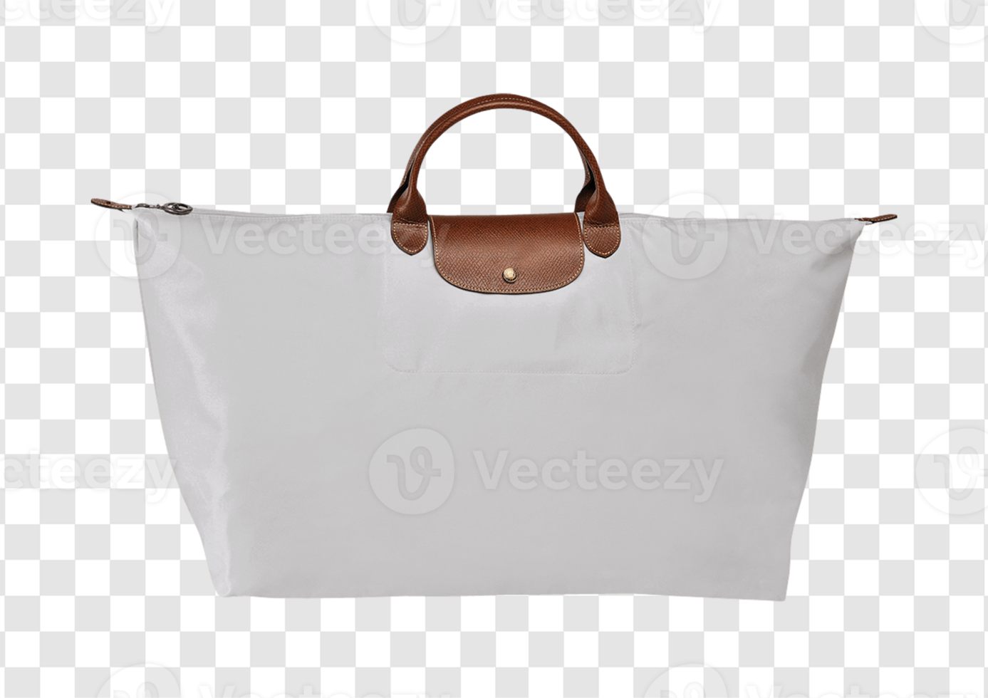 White purse isolated on a transparent background png