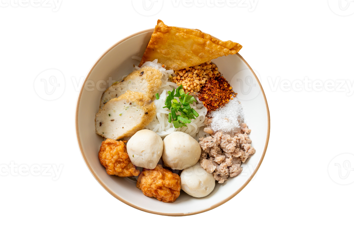 wit kom met ramen geïsoleerd Aan een transparant achtergrond png